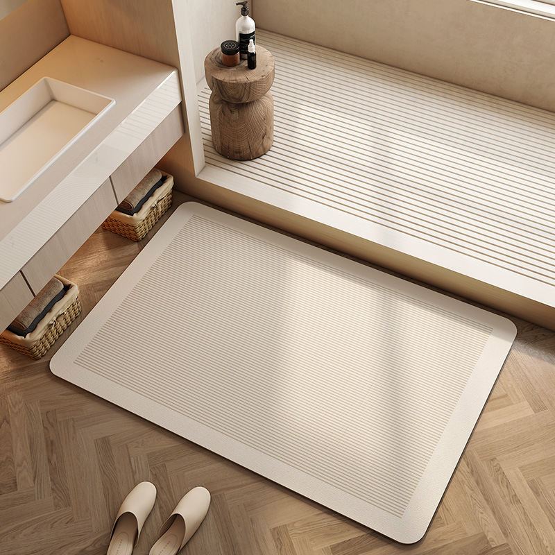 Quick Dry Diatomite Bath Mat - سجادة حمام من الدياتوميت فائقة الامتصاص
