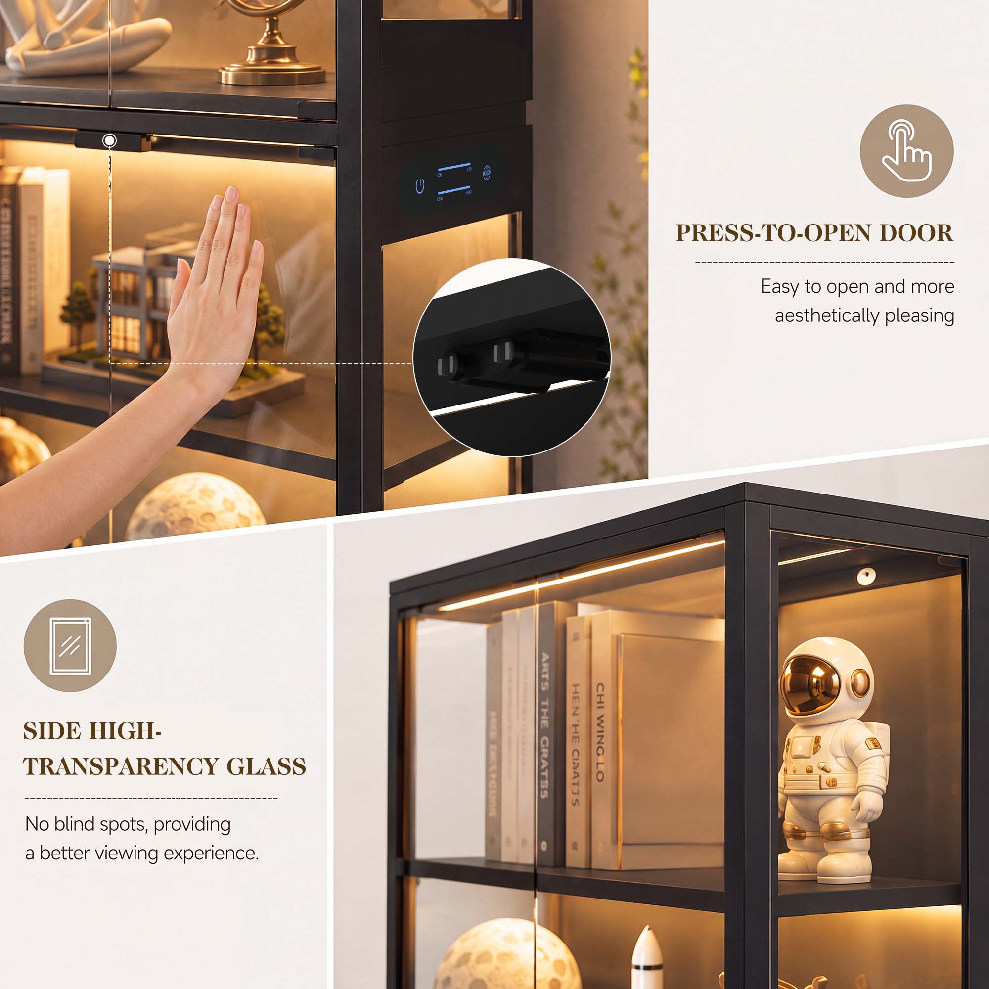 خزانة عرض TCGBKAF ذات 5 طبقات  - مراجعة Lighting وسعره