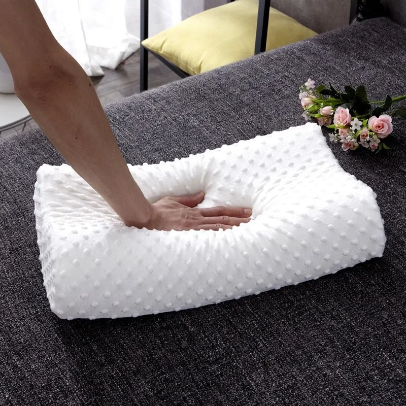 وسادة قطنية الذاكرة للنوم وساد - مراجعة Memory Foam Orthopedic Pillow Neck Pain وسعره