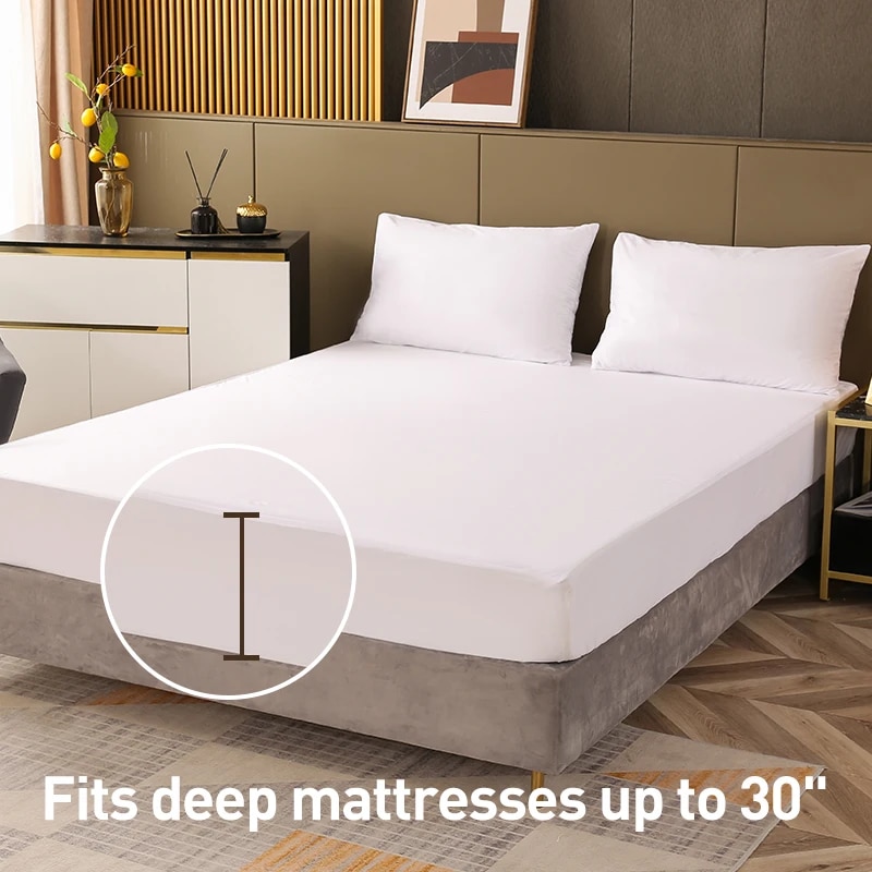 واقي مرتبة مقاوم للماء، جزء عل - مراجعة Waterproof Mattress Protector Breathable وسعره