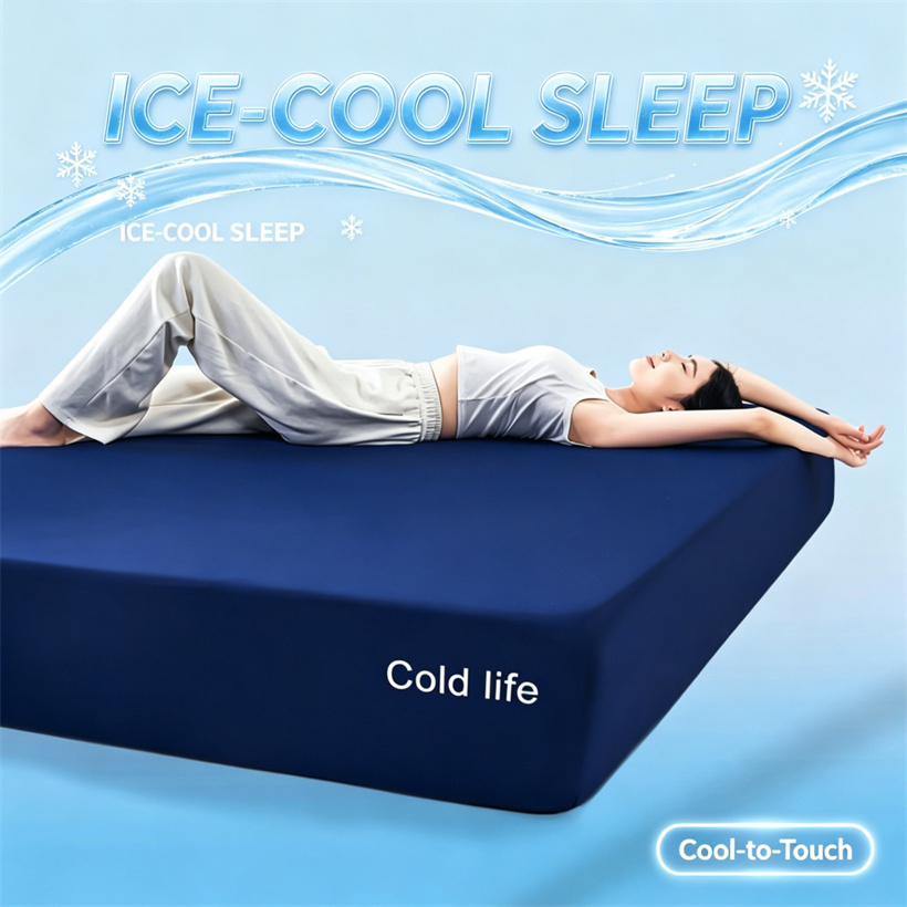 ملاءة سرير مبردة بملمس بارد، ق - مراجعة Fitted Bed Sheets Deep Pocket وسعره