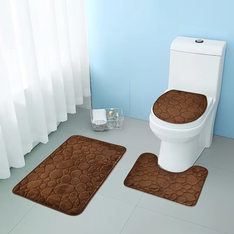 3 قطعة/المجموعة حمام الحصير نو - مراجعة Quick Dry Diatomite Bath Mat وسعره