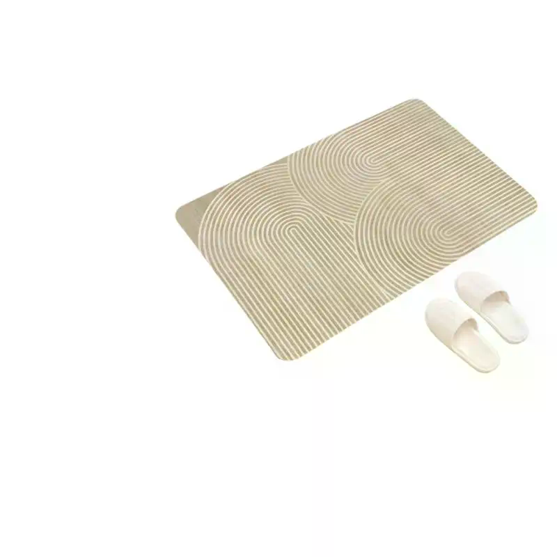 سجادة حمام من الدياتومايت مخطط - مراجعة Quick Dry Diatomite Bath Mat وسعره