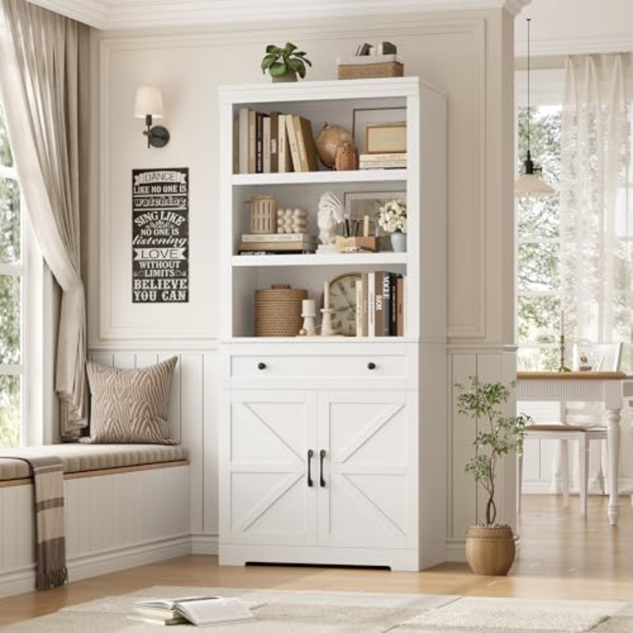 رف كتب 72H مع وحدات تخزين لغرف - مراجعة Storage & Organization وسعره