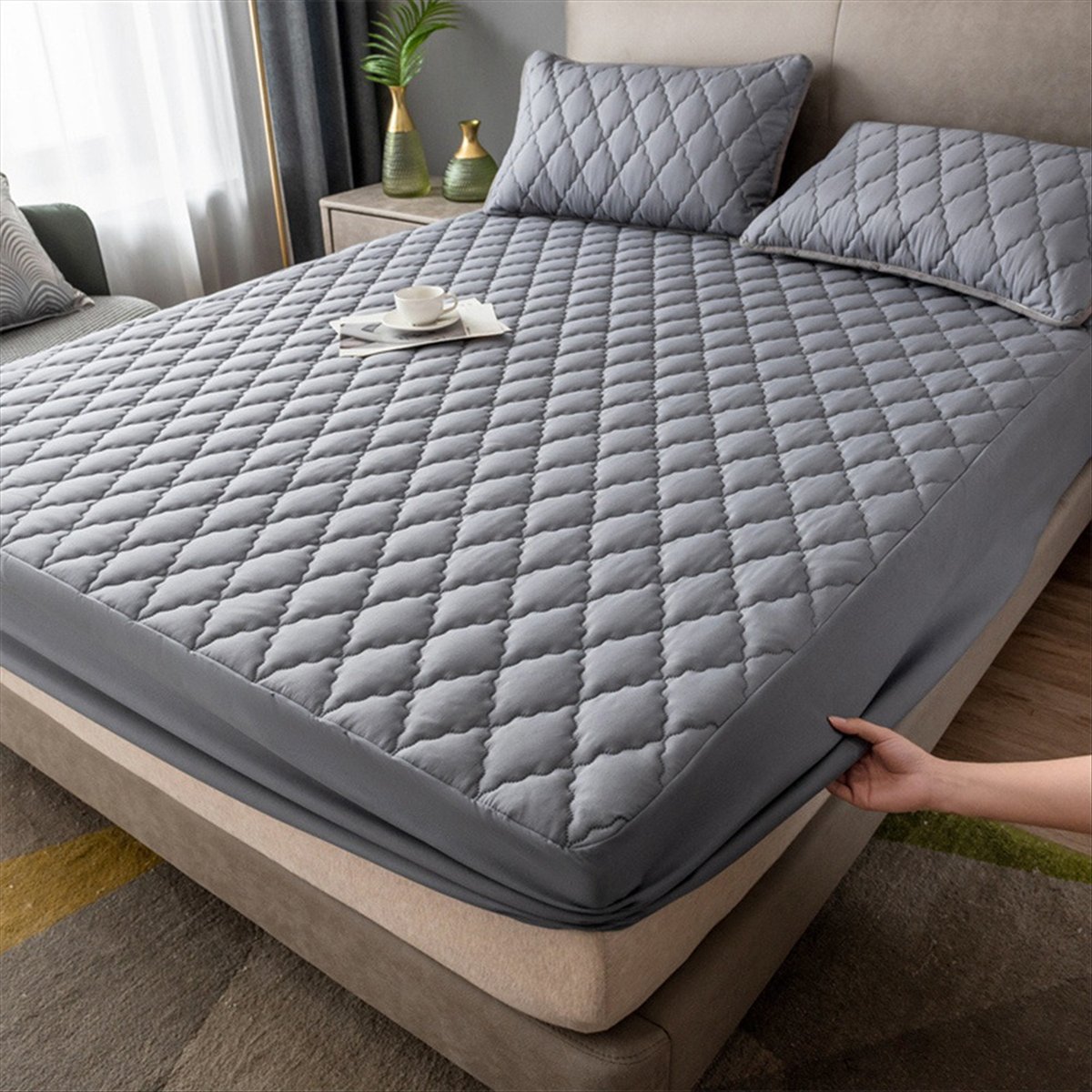 تعلم - ملاءات سرير مناسبة مقاو - مراجعة Waterproof Mattress Protector Breathable وسعره