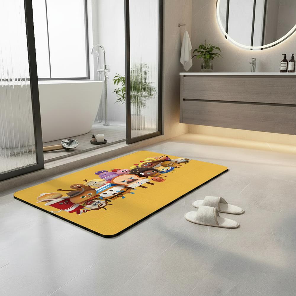 سجادة أرضية كرتونية بتصميم B-B - مراجعة Quick Dry Diatomite Bath Mat وسعره