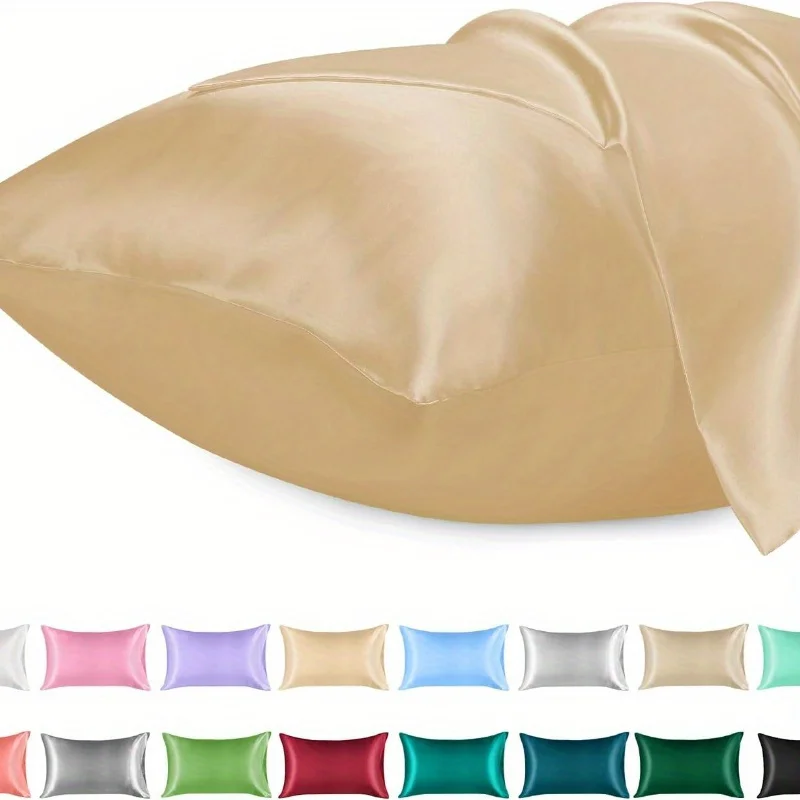 قطعة واحدة من كيس وسادة الساتا - مراجعة Satin Silk Pillowcase Hair Skin وسعره