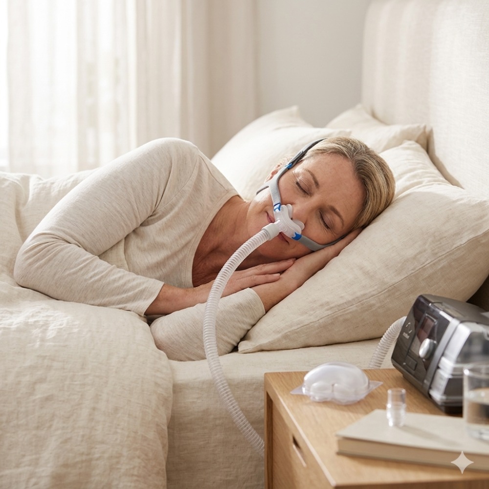 طقم قناع CPAP جديد بديل للأنف  - مراجعة Anti Snore Contour Pillow وسعره