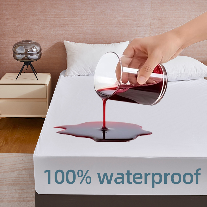 واقي مرتبة مقاوم للماء، غطاء م - مراجعة Waterproof Mattress Protector Breathable وسعره
