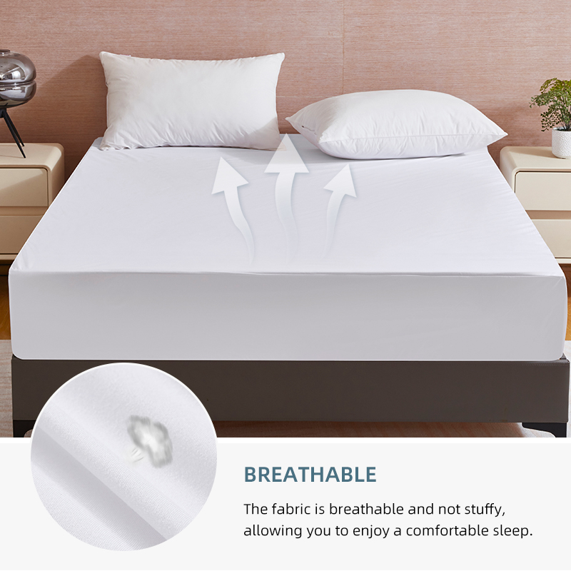 واقي مرتبة مقاوم للماء، غطاء م - مراجعة Waterproof Mattress Protector Breathable وسعره