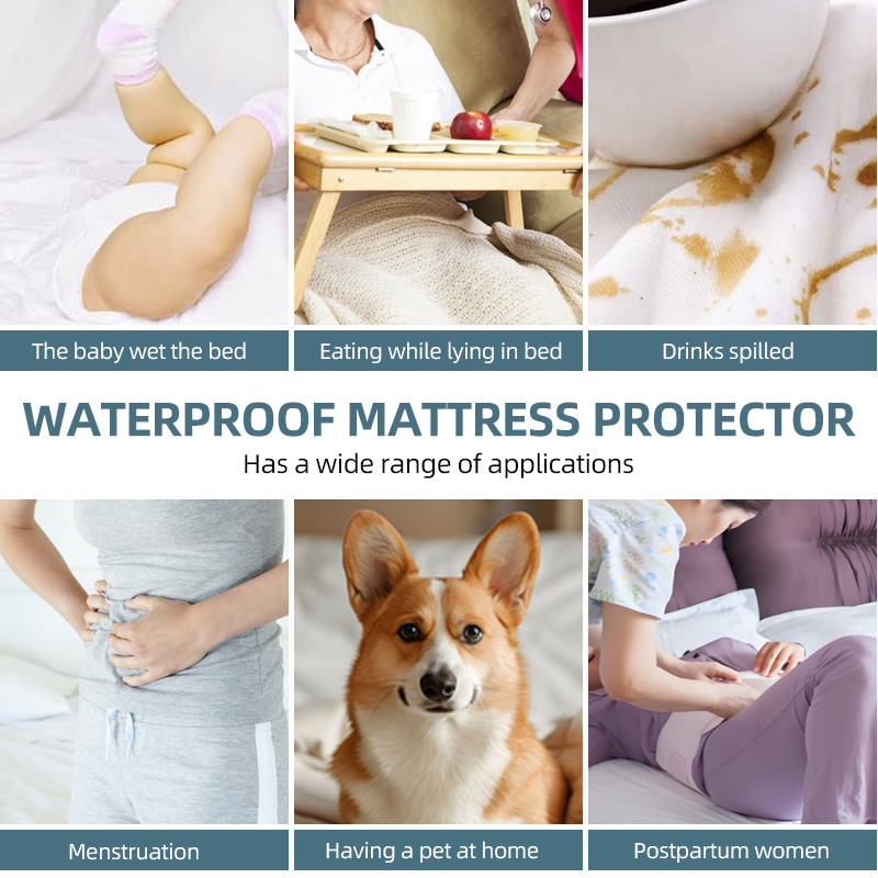 واقي مرتبة مقاوم للماء، غطاء م - مراجعة Waterproof Mattress Protector Breathable وسعره