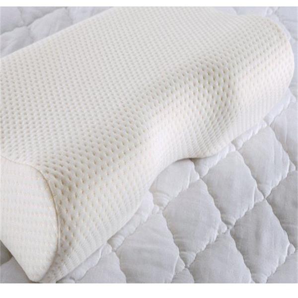 جديد العظام اللاتكس المغناطيسي - مراجعة Memory Foam Orthopedic Pillow Neck Pain وسعره
