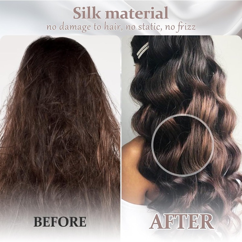 قطعتان من أغطية الوسائد المصنو - مراجعة Satin Silk Pillowcase Hair Skin وسعره