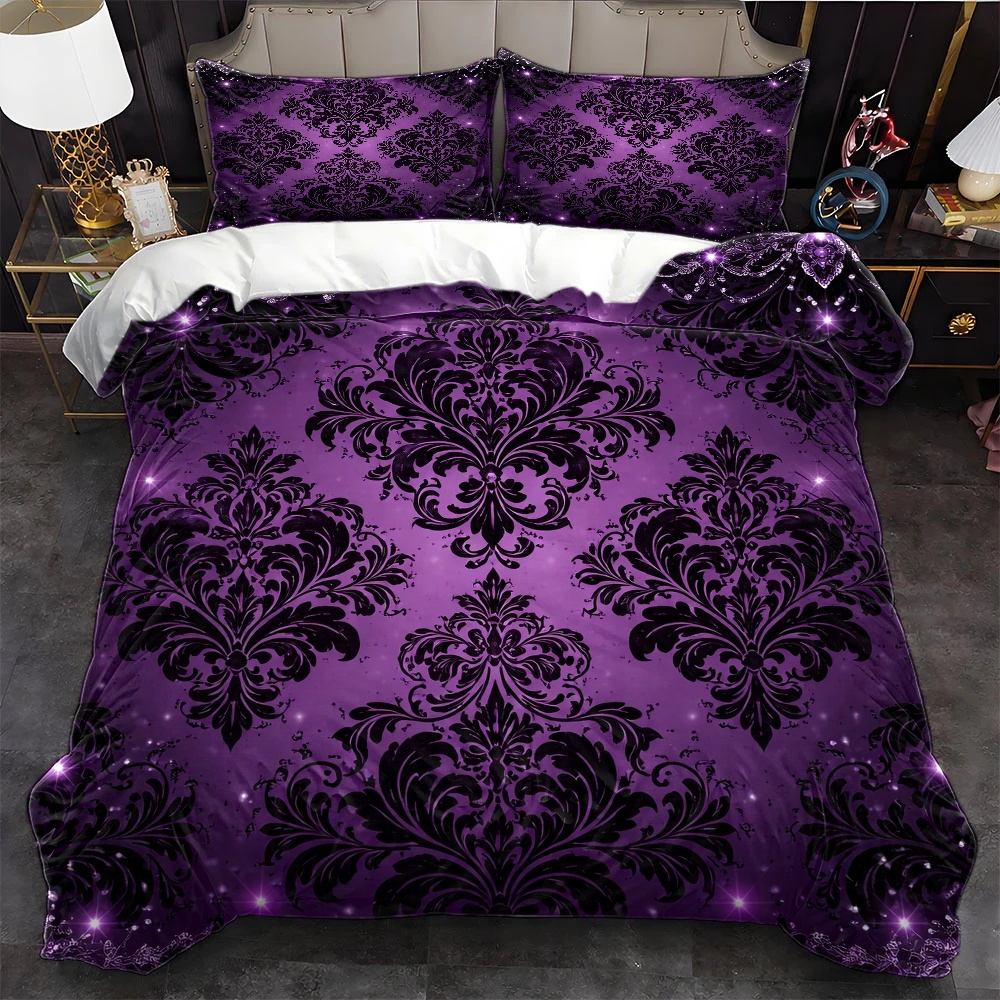 طقم غطاء لحاف فاخر مزخرف بالزه - مراجعة Duvet Cover Sets With Zipper وسعره