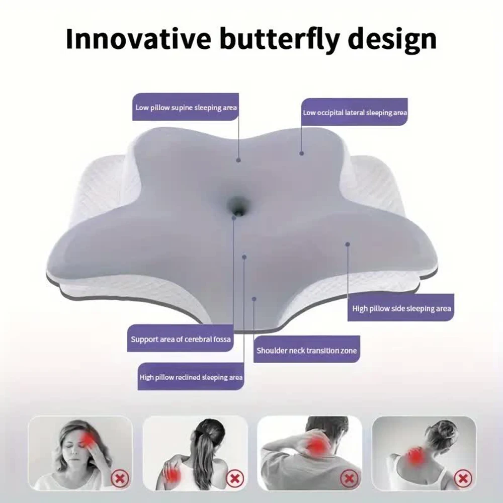 وسائد من الفوم الميموري على شك - مراجعة Memory Foam Orthopedic Pillow Neck Pain وسعره