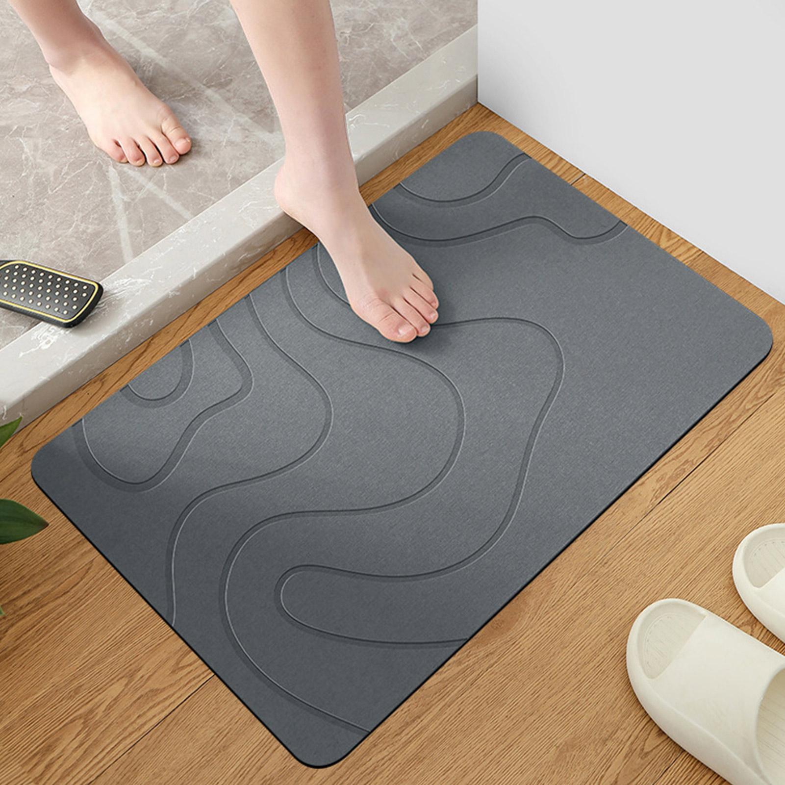 سجادة حمام حجرية سريعة الجفاف، - مراجعة Quick Dry Diatomite Bath Mat وسعره