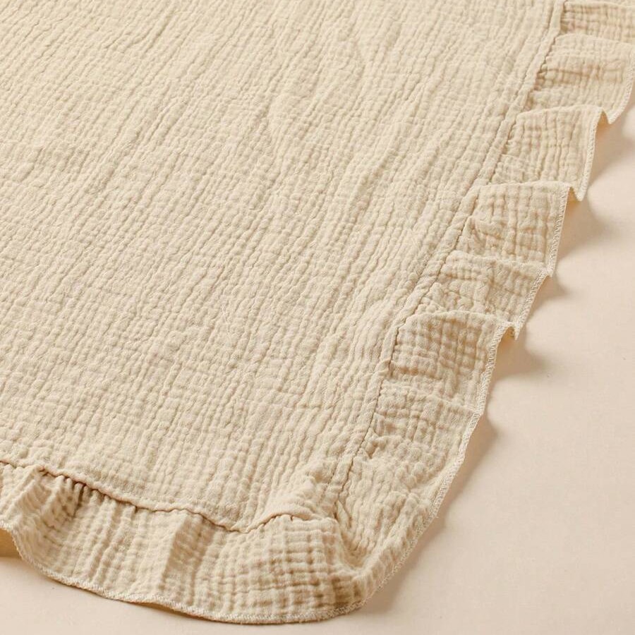 بطانية قطنية 100% مكشكشة من ال - مراجعة Muslin Cotton Bedspread وسعره