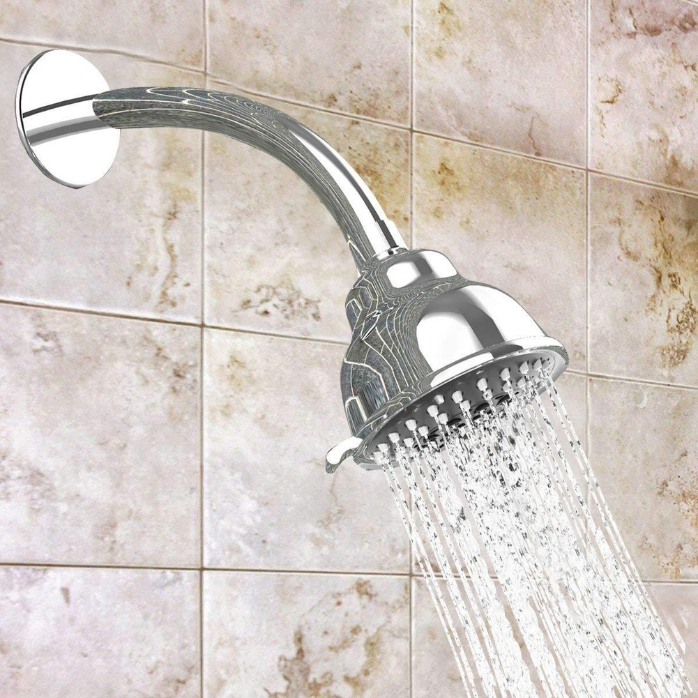 رأس دش حمام قابل للتعديل بـ 5  - مراجعة High Pressure Shower Head Handheld وسعره