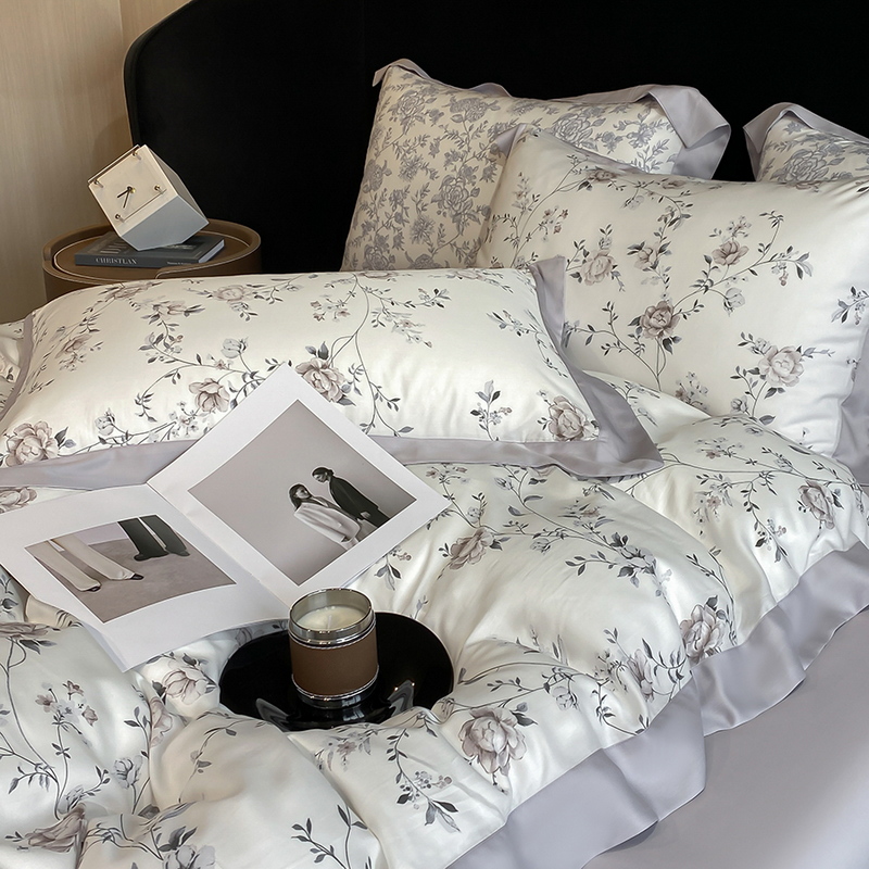 الفاخرة الطباعة الرقمية الزهور - مراجعة Aesthetic Floral Duvet Cover وسعره