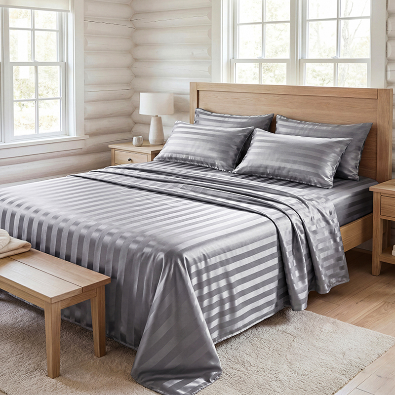 طقم ملاءات سرير ساتان مقاوم لل - مراجعة Fitted Bed Sheets Deep Pocket وسعره