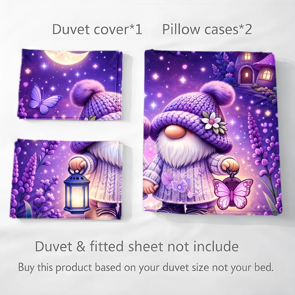 طقم غطاء لحاف بتصميم قزم أرجوا - مراجعة Duvet Cover Sets With Zipper وسعره