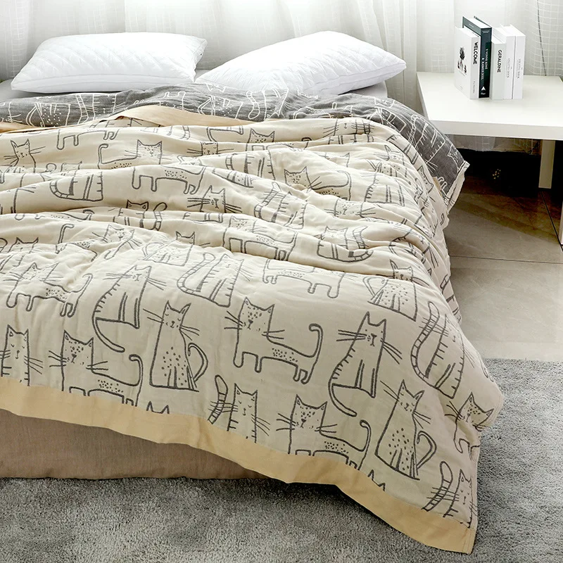 WASART-بطانية لحاف من قطعتين م - مراجعة Muslin Cotton Bedspread وسعره