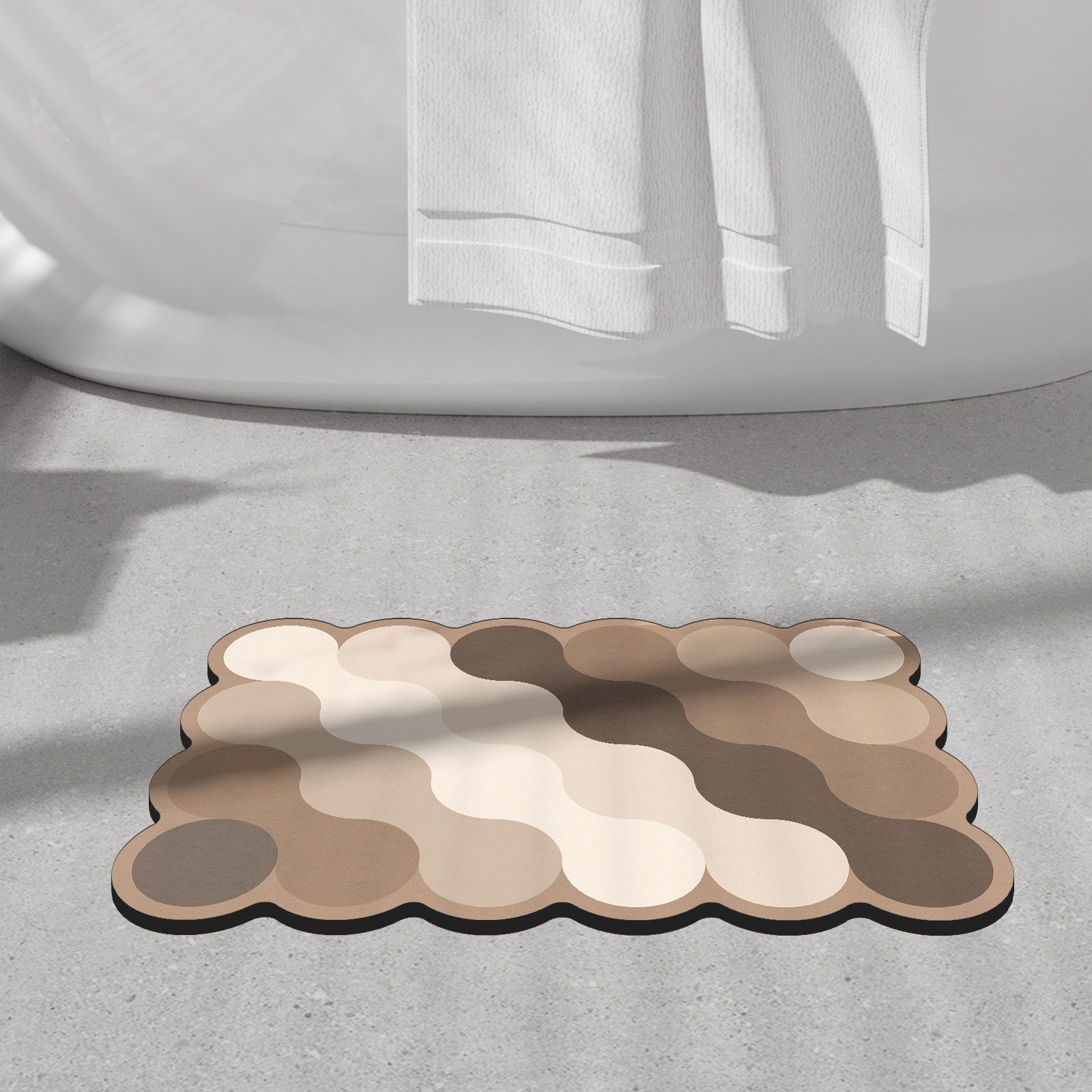 الفاخرة دياتوميت الحمام دش حما - مراجعة Quick Dry Diatomite Bath Mat وسعره