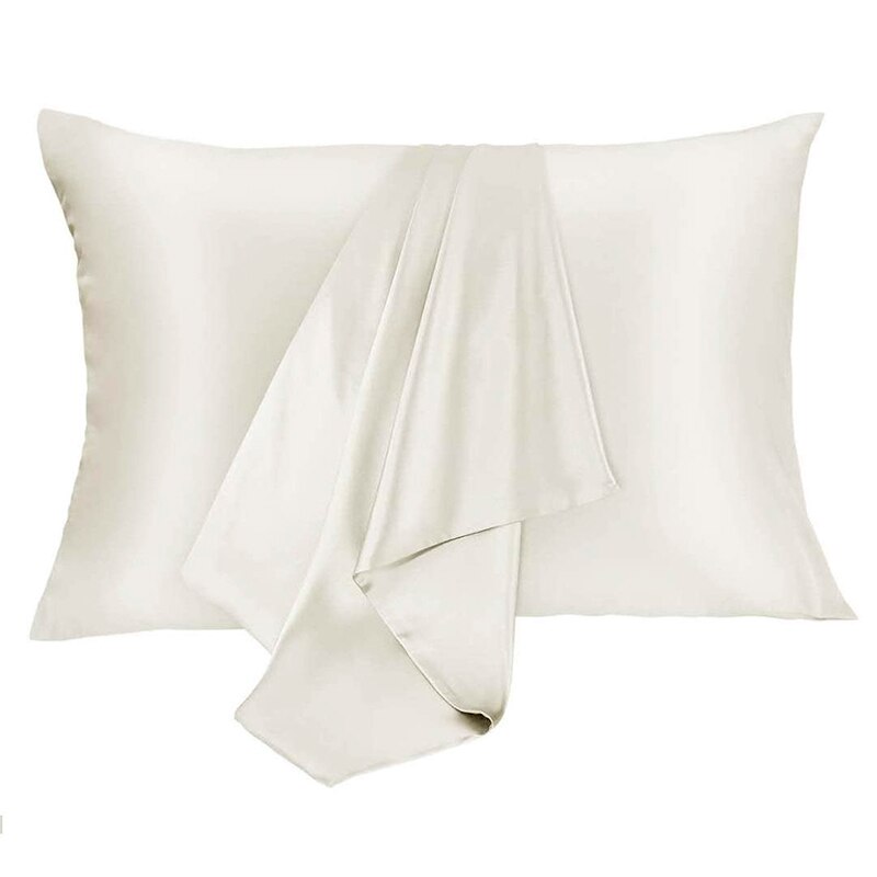 أغطية وسادات ساتان ، أغطية وسا - مراجعة Satin Silk Pillowcase Hair Skin وسعره