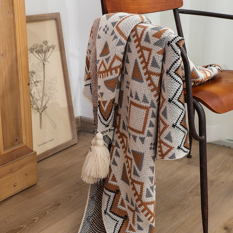 بطانية بوهو جنوبية غربية مزينة - مراجعة Boho Throw Blanket Fringe وسعره