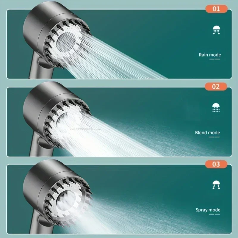 رأس دش مع فلتر مقابض دش عالية  - مراجعة High Pressure Shower Head Handheld وسعره