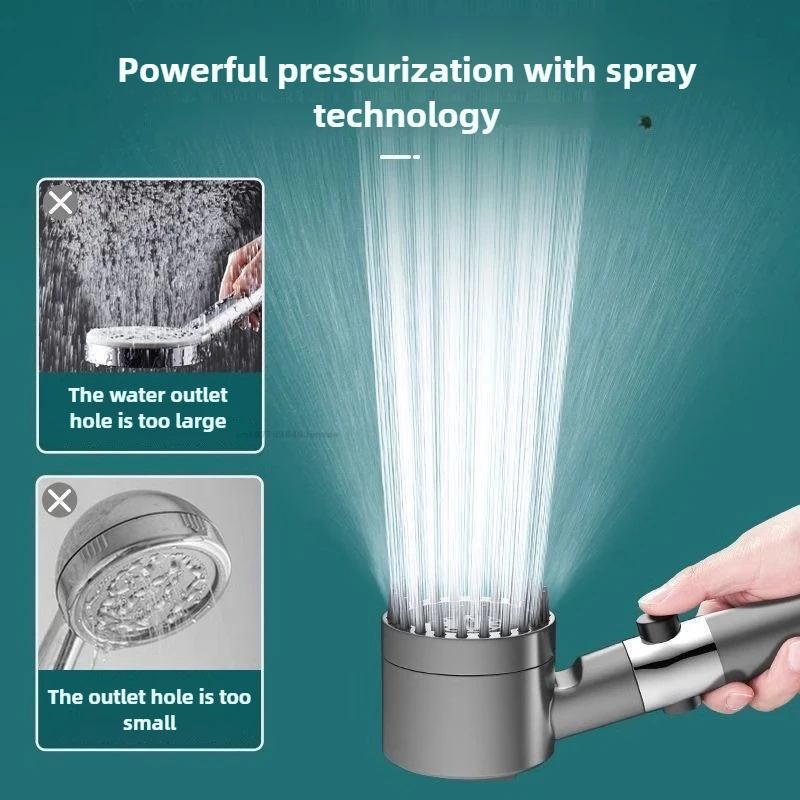 رأس دش مع فلتر مقابض دش عالية  - مراجعة High Pressure Shower Head Handheld وسعره